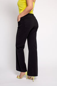 Thumbnail for Studio anneloes flair long bonded trousers zwart