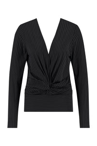 Thumbnail for Studio anneloes milou ls pinstripe shirt zwart
