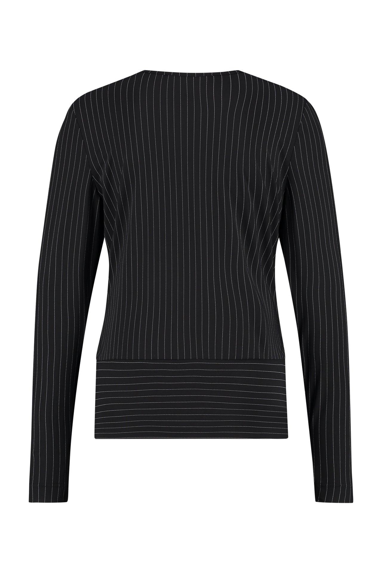 Studio anneloes milou ls pinstripe shirt zwart