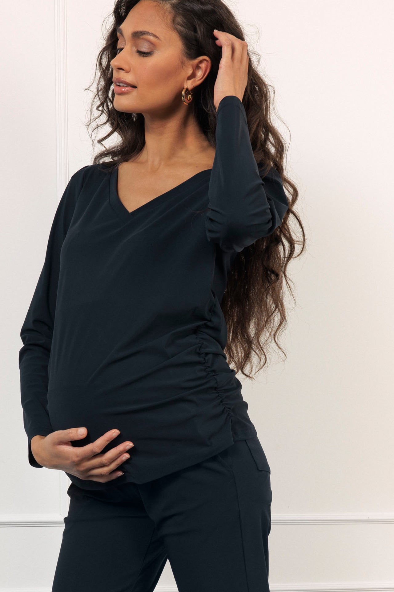 Studio anneloes maternity shirt blauw