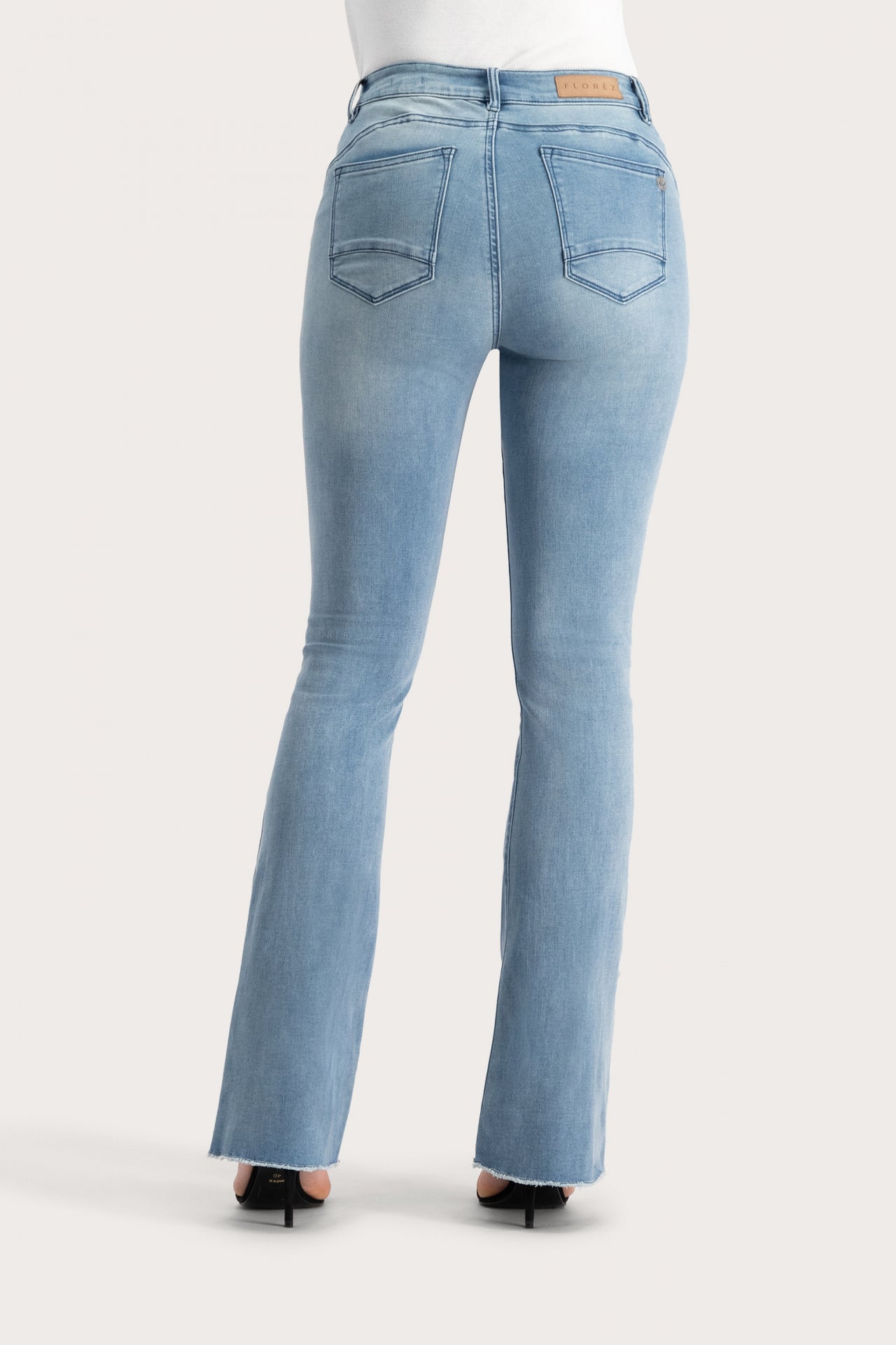 Florez florèz flared blauw