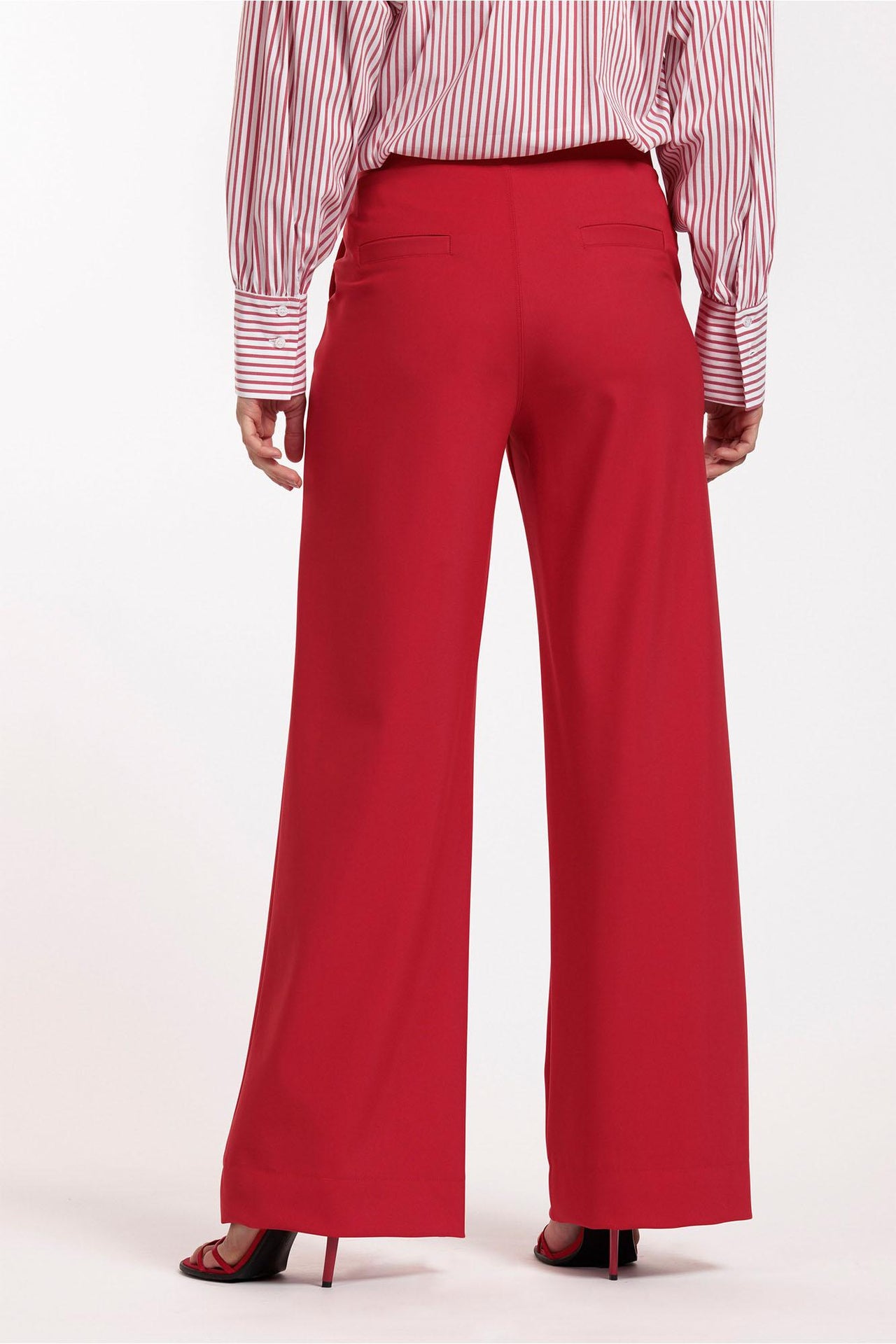 Studio anneloes lexie bonded trousers rood