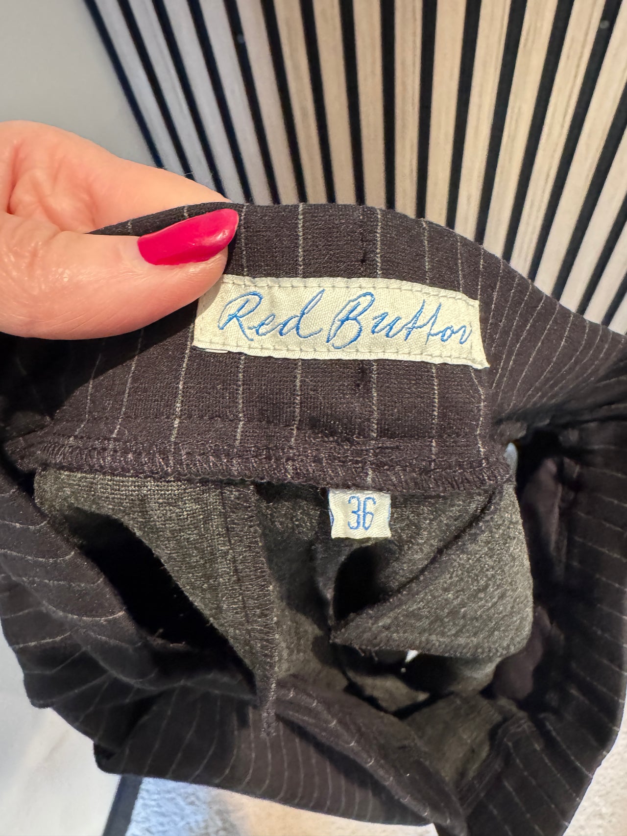 Karina's Vintage punta kwaliteit pants stripe maat 36/38