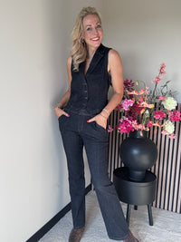 Thumbnail for SRB4690 Waistcoat Denim Forever blue