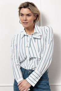 Thumbnail for Studio Anneloes Nena pinstripe blouse