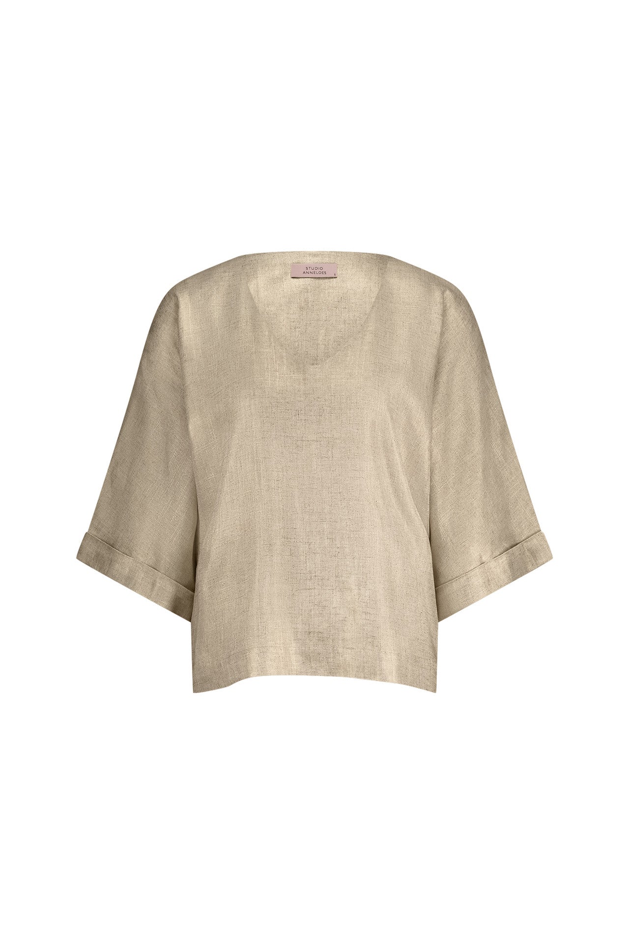 Madison gold linen top Studio Anneloes