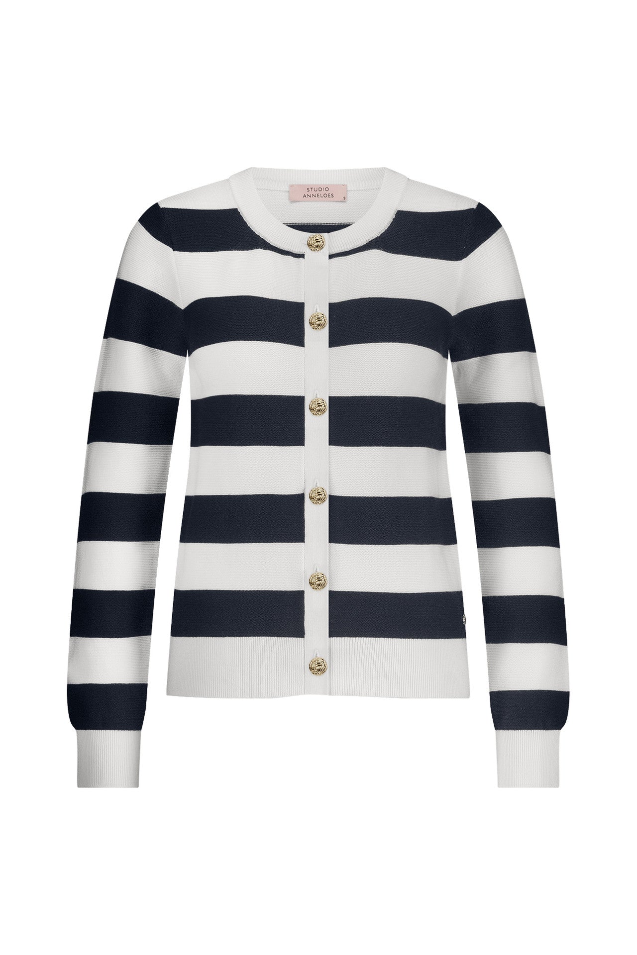 Studio Anneloes Cassie stripe cardigan