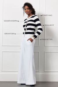 Thumbnail for Studio Anneloes Cassie stripe cardigan