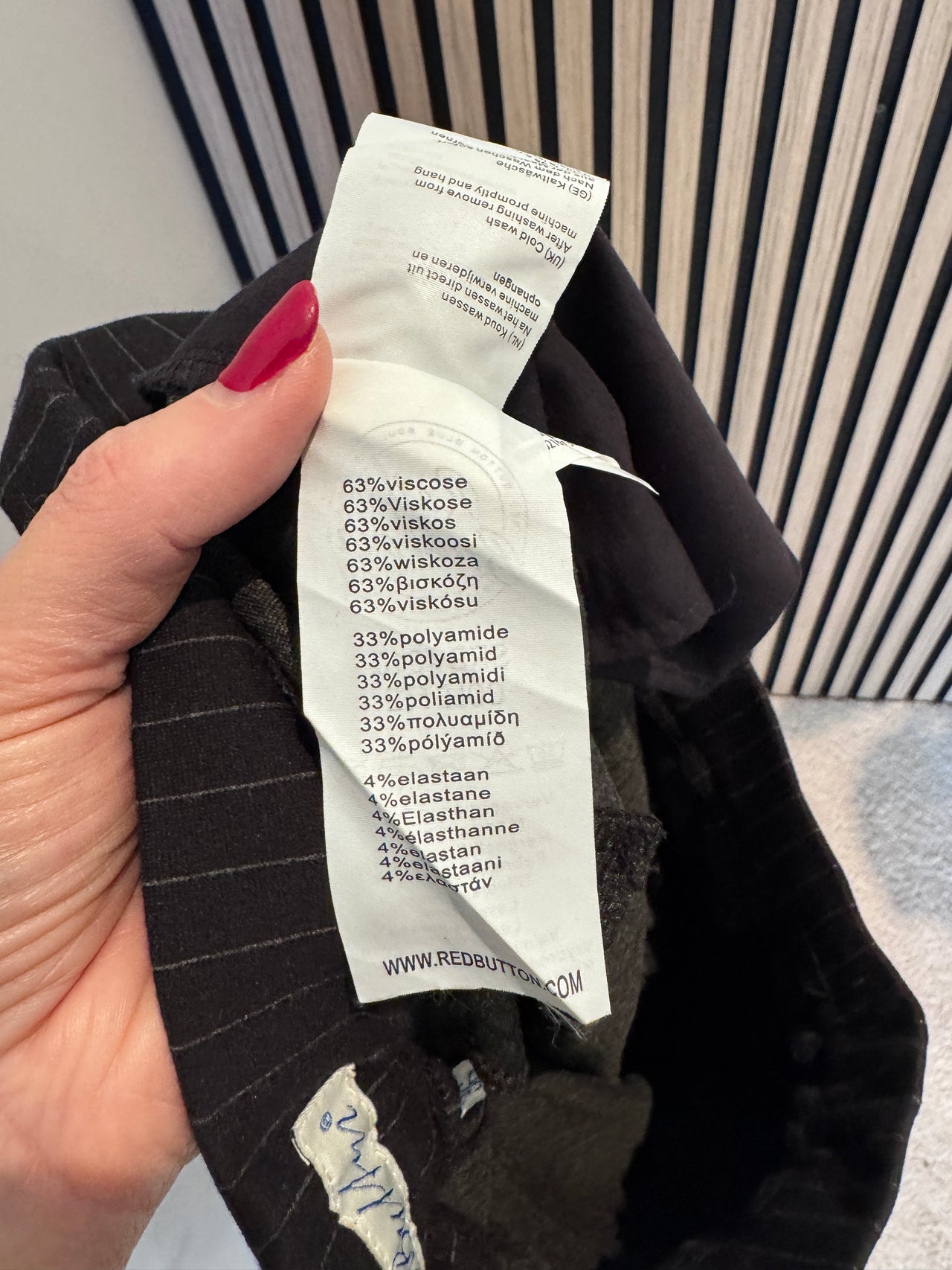 Karina's Vintage punta kwaliteit pants stripe maat 36/38