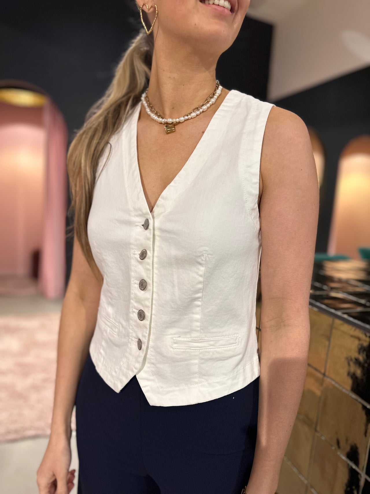Red Button gilet