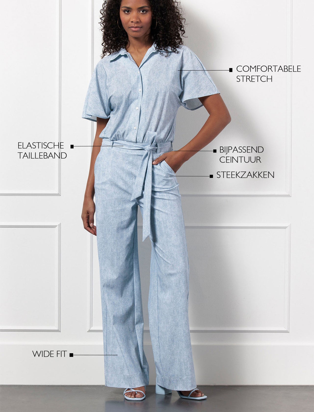Maggie denim jumpsuit