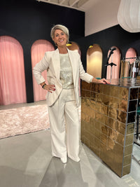 Thumbnail for Co couture Single oversized blazer bone