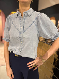Thumbnail for Red Button Victoria blouse bleach