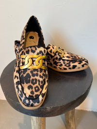 Thumbnail for La strada loafer panter print
