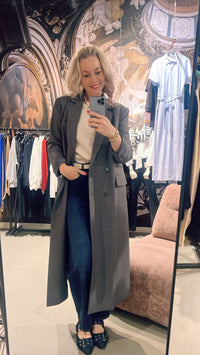 Thumbnail for Long blazer coat