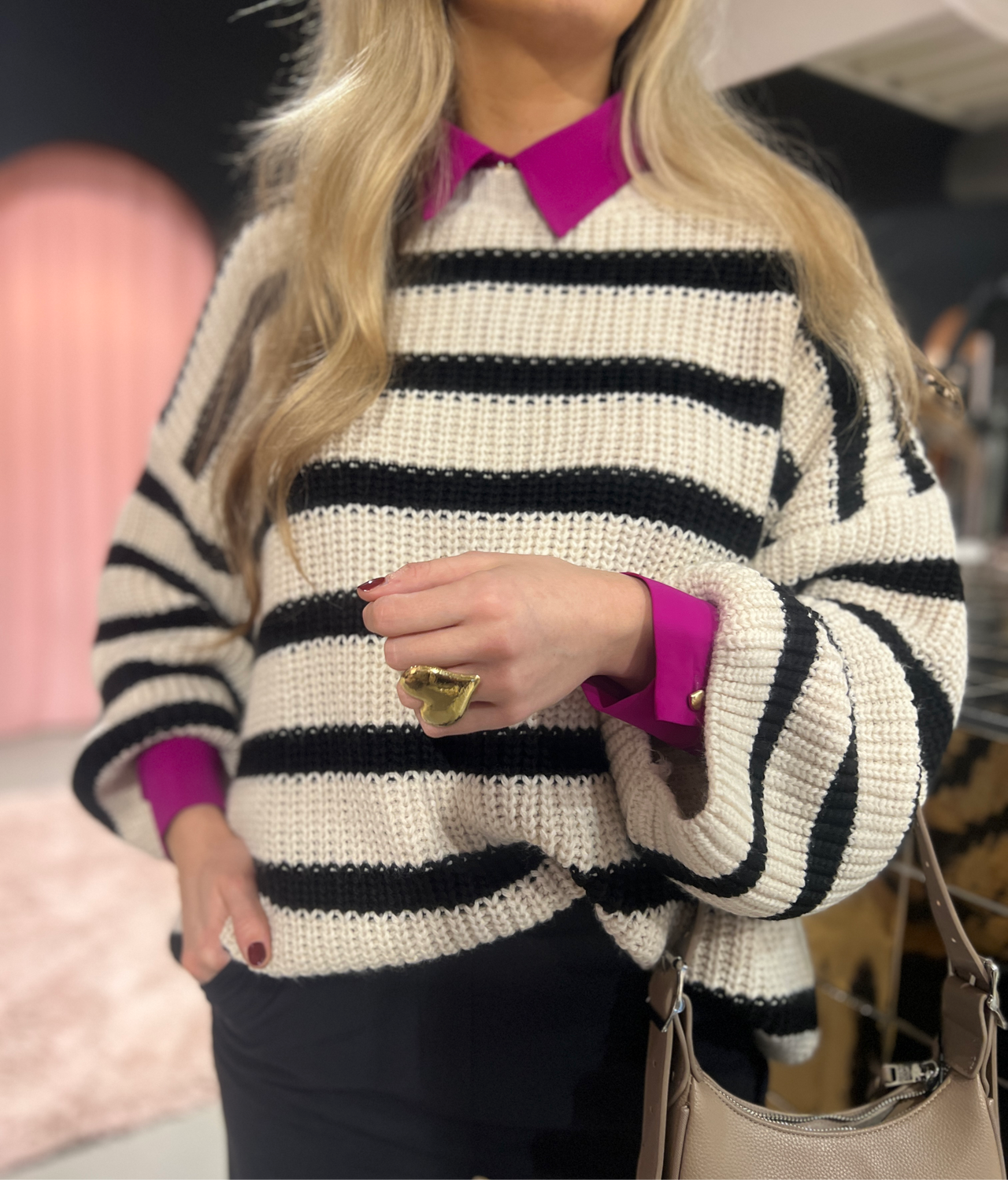Stripe sweater
