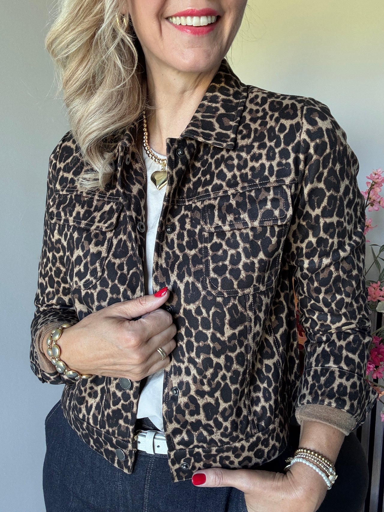 STB4614 Jacket Leopard