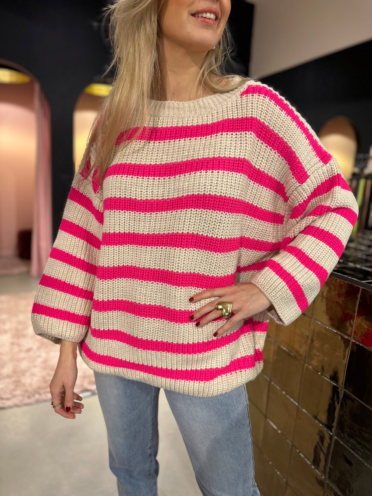 Stripe sweater