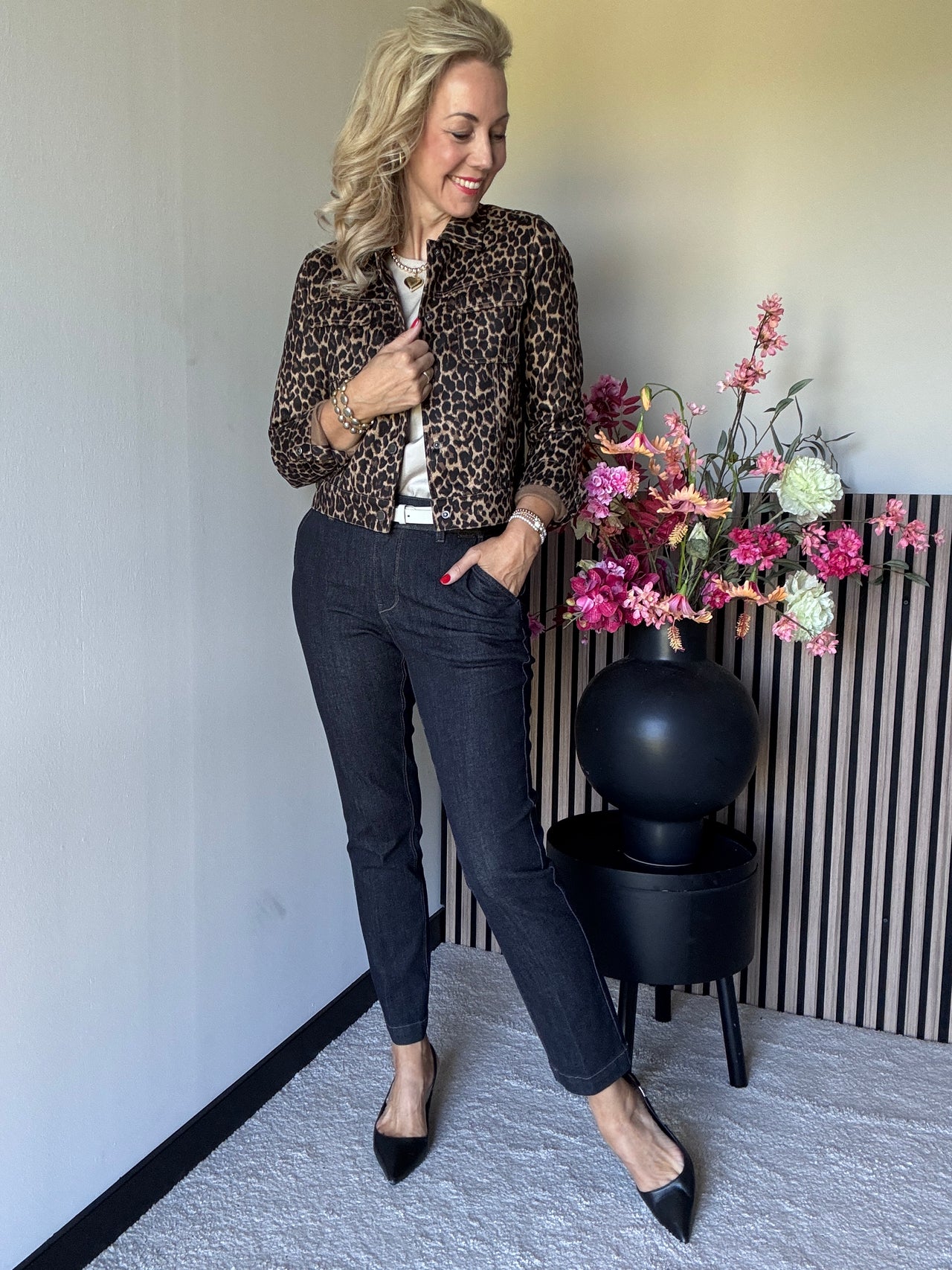 STB4614 Jacket Leopard