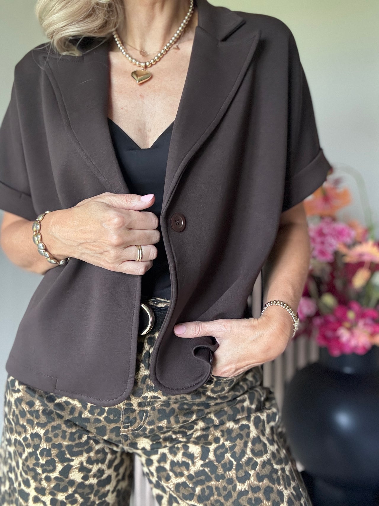 Blazer/vest oversized ss