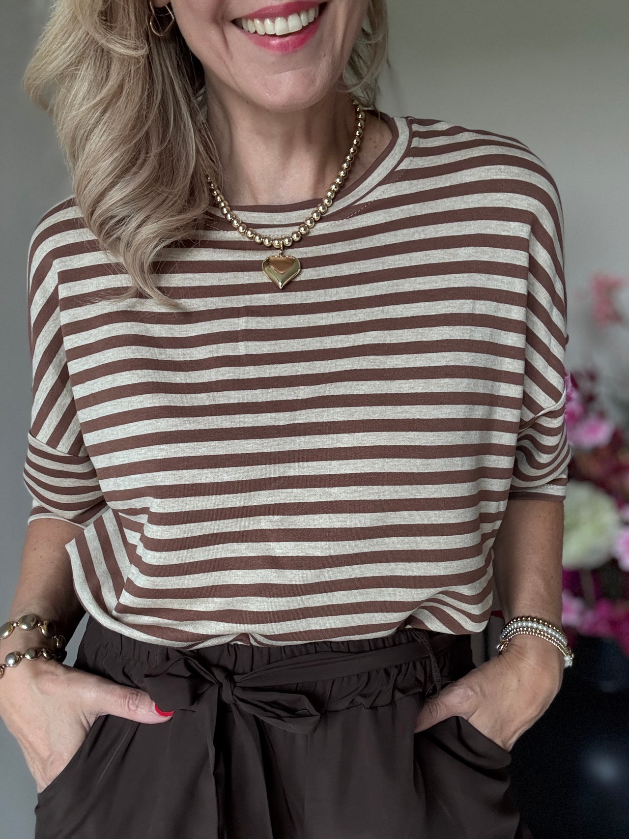 Sweater oversized stripe