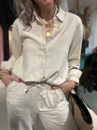 Thumbnail for Ichi Linno blouse