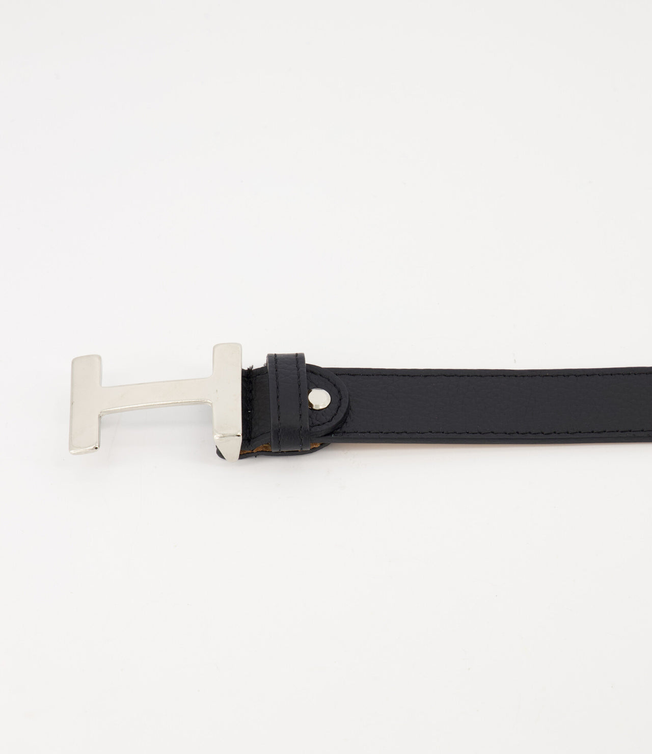 Kastgeluk classic riem met zilveren buckle