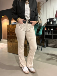 Thumbnail for Red Button Babette patchpockets denim stripe