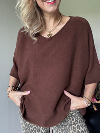 Thumbnail for Top oversized viscose mix