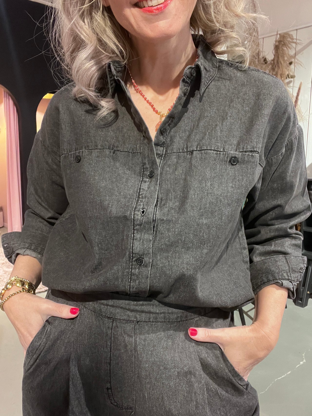Ichi iharcher blouse