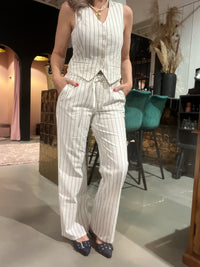 Thumbnail for Red Button Colette cotton linnen broek L33