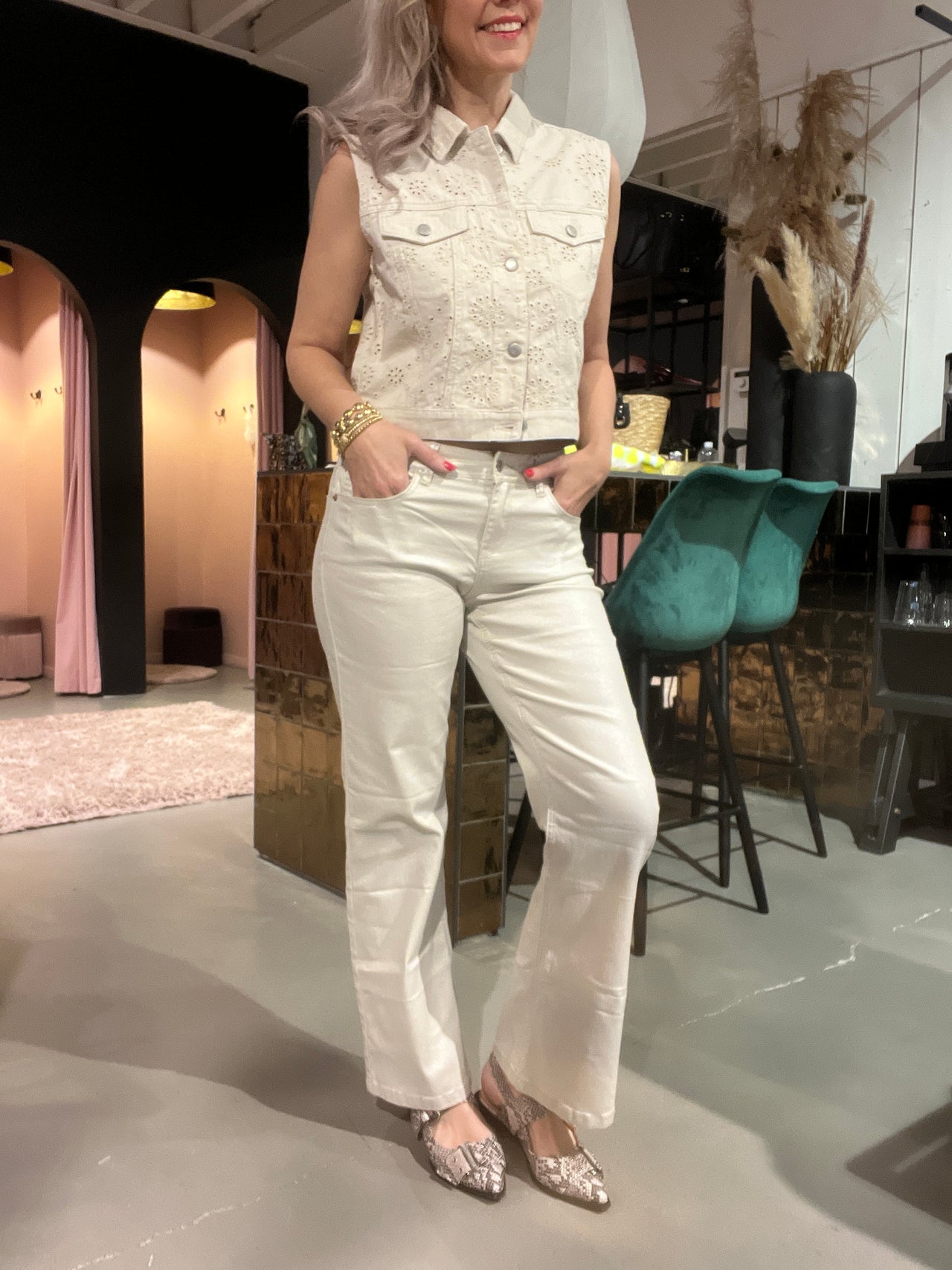 Red Button Colette 5-pocket sparkle