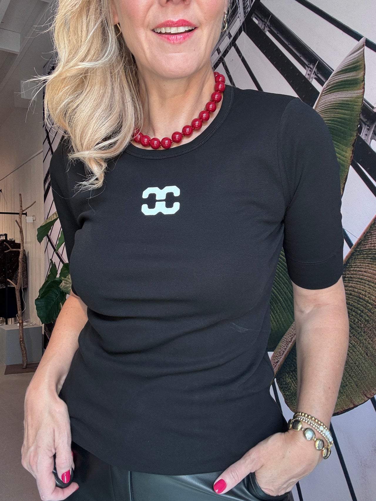 co couture granny logo tee