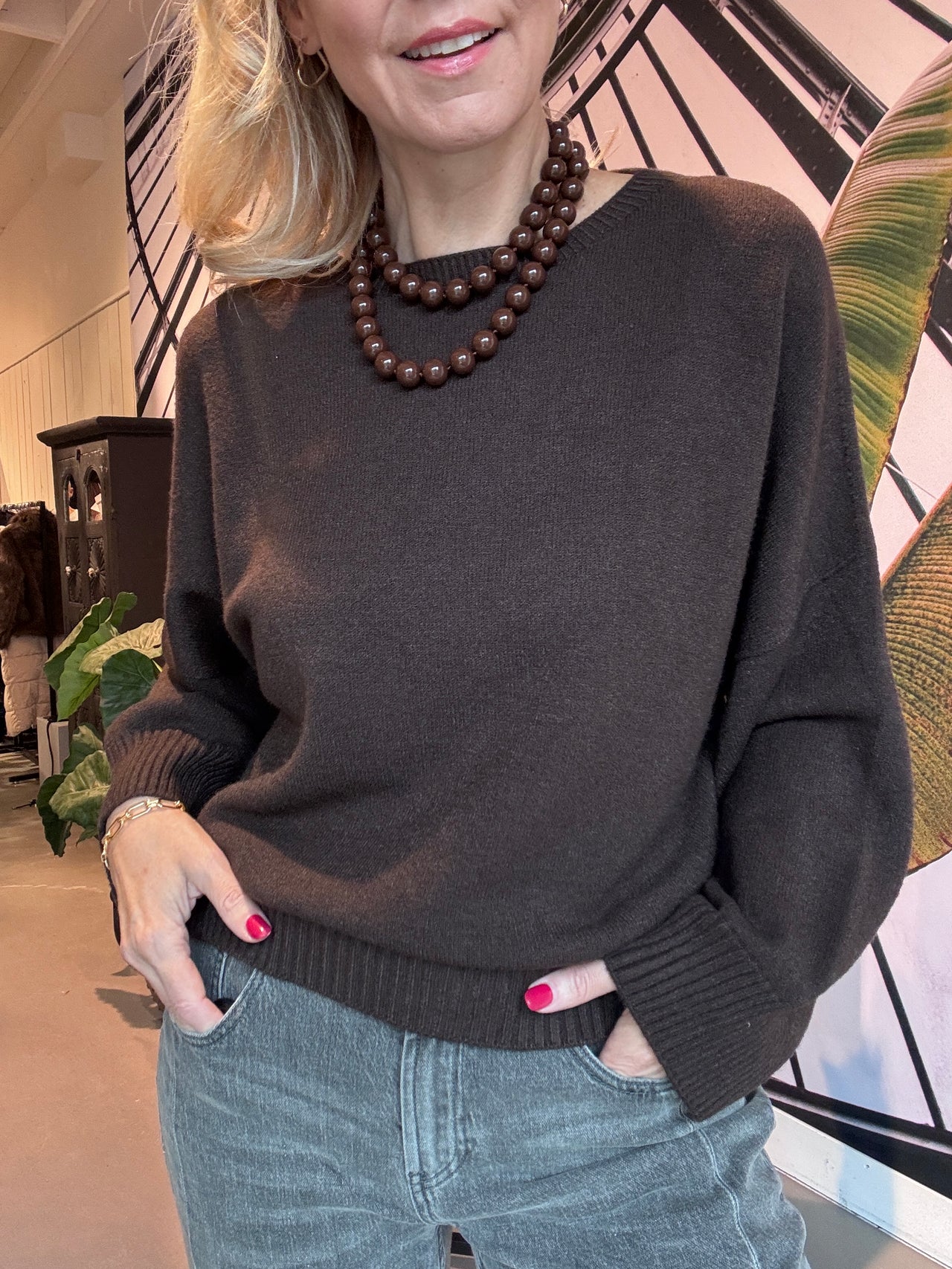 Viscose fijn brei Boxy 8430