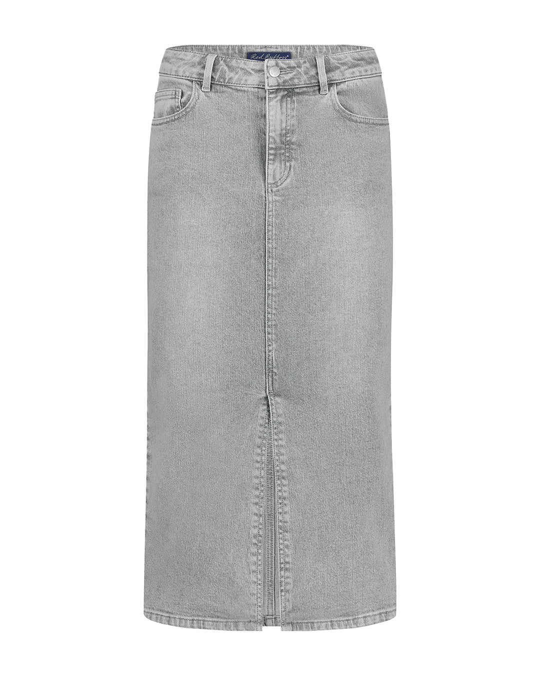 Red Button Sibelle skirt grey denim