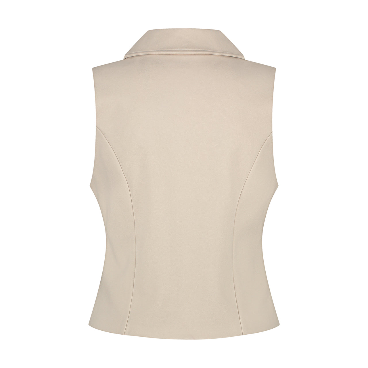 Red Button Waistcoat zipper punta