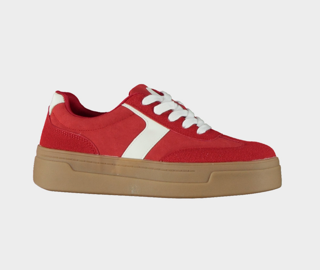 Kastgeluk red sneaker