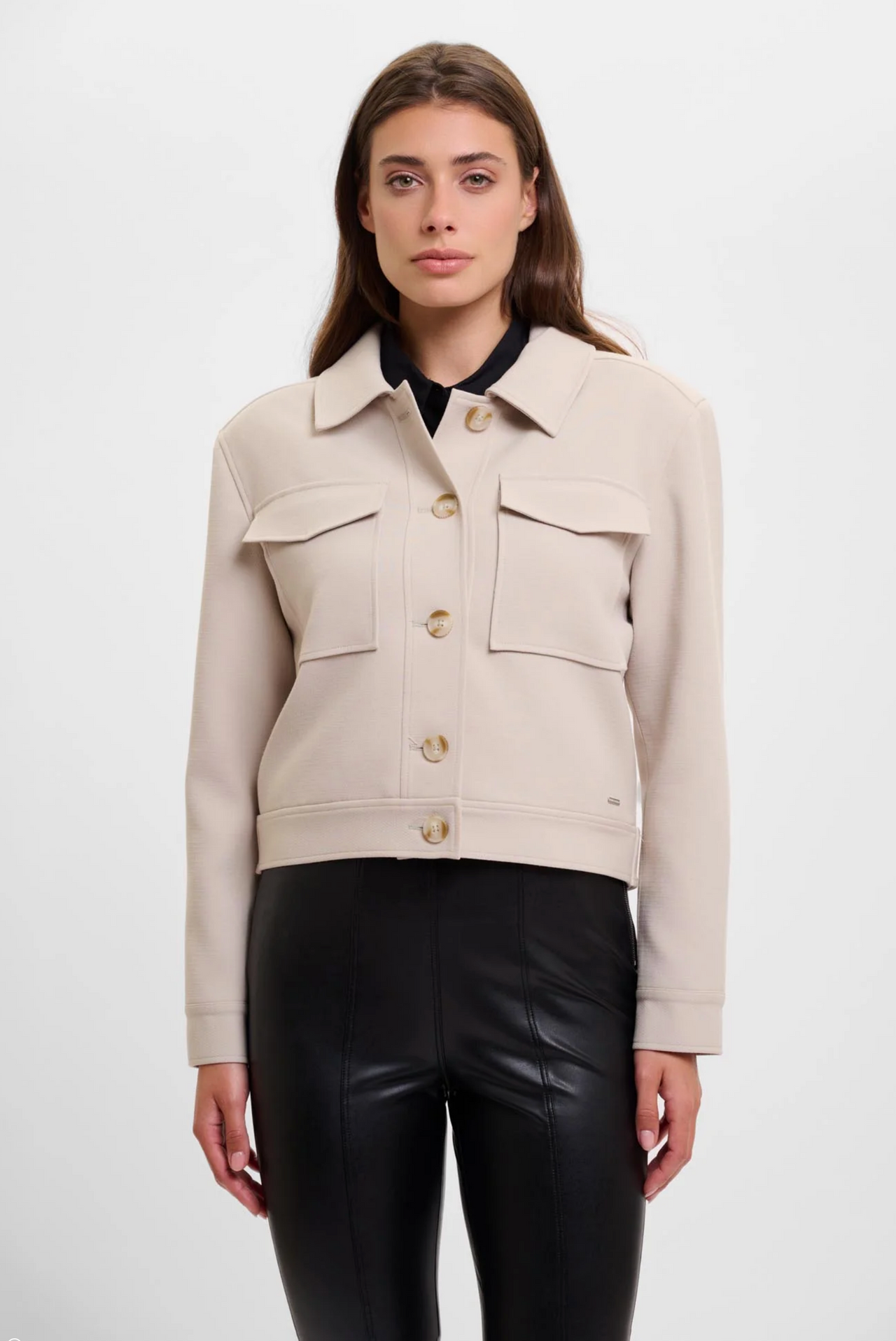 Rino en Pelle Jacket fog grey