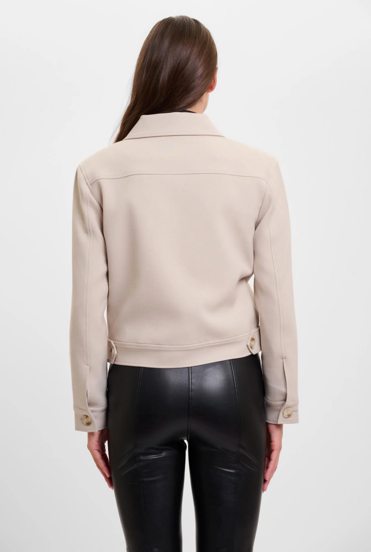 Rino en Pelle Jacket fog grey