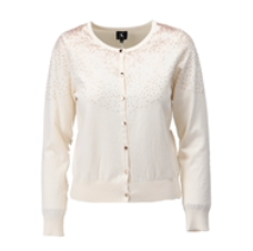 K Design Cardigan ronde hals met lovertjes