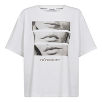 Thumbnail for Co Couture lips oversize Tee