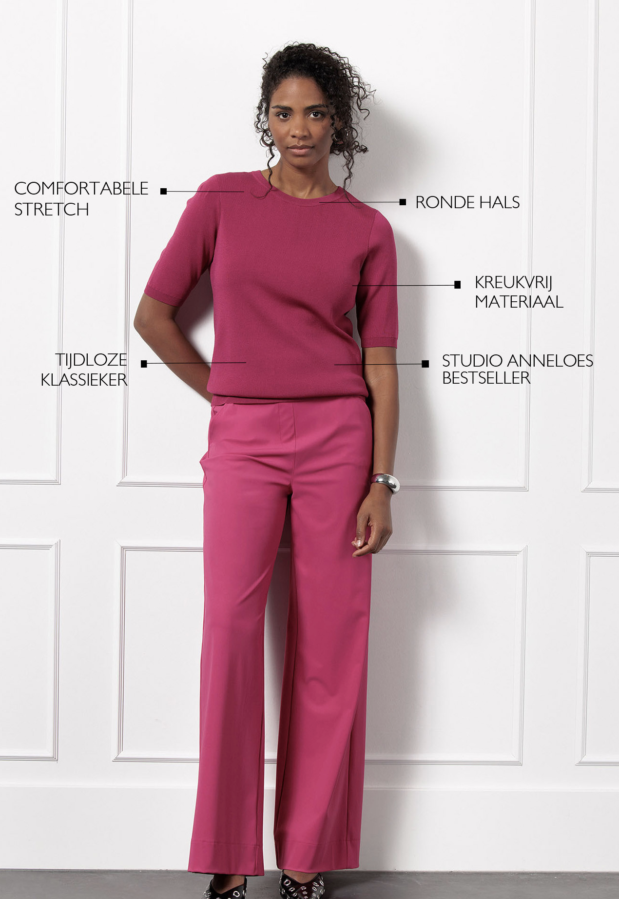 Lana shortsleeve pullover Studio Anneloes