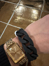 Thumbnail for Bow19 big chain bracelet zwart