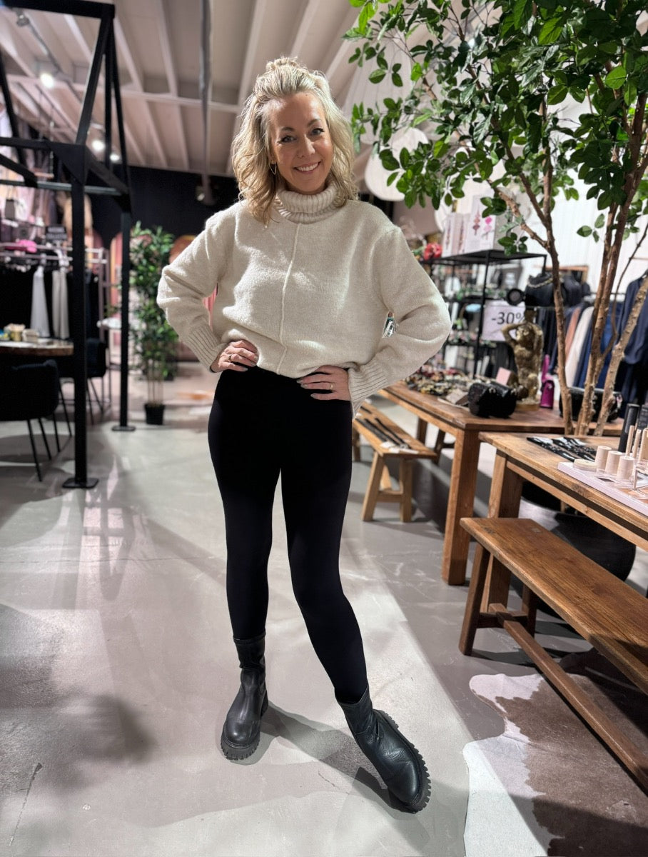 Spanx seamless leggings zwart