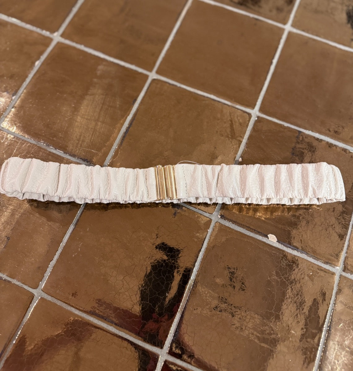 Kastgeluk nieuw binnen wikkelriem ecru