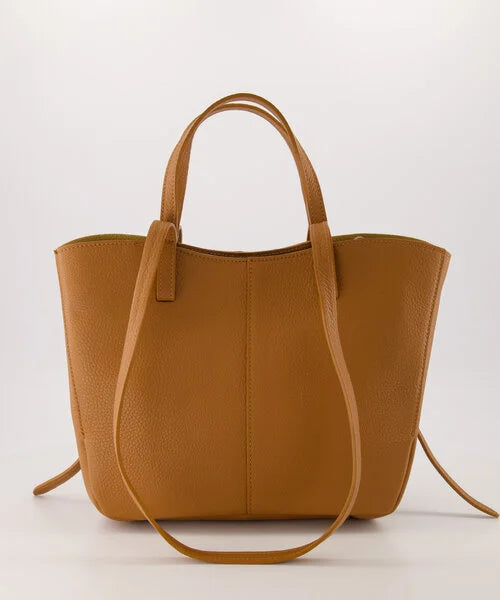 Kastgeluk Schoudertas cognac