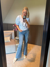 Thumbnail for Brielle Flare Denim light stone L32