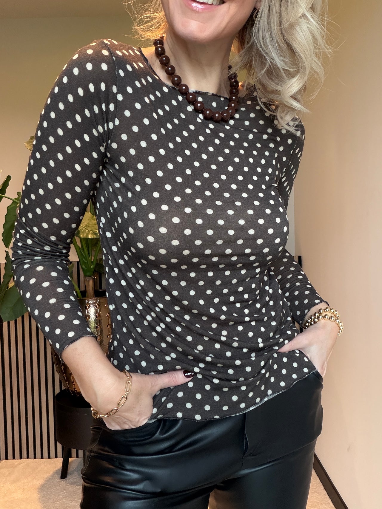 Casmere mix top stip