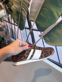 Thumbnail for Sneaker suedine leopard