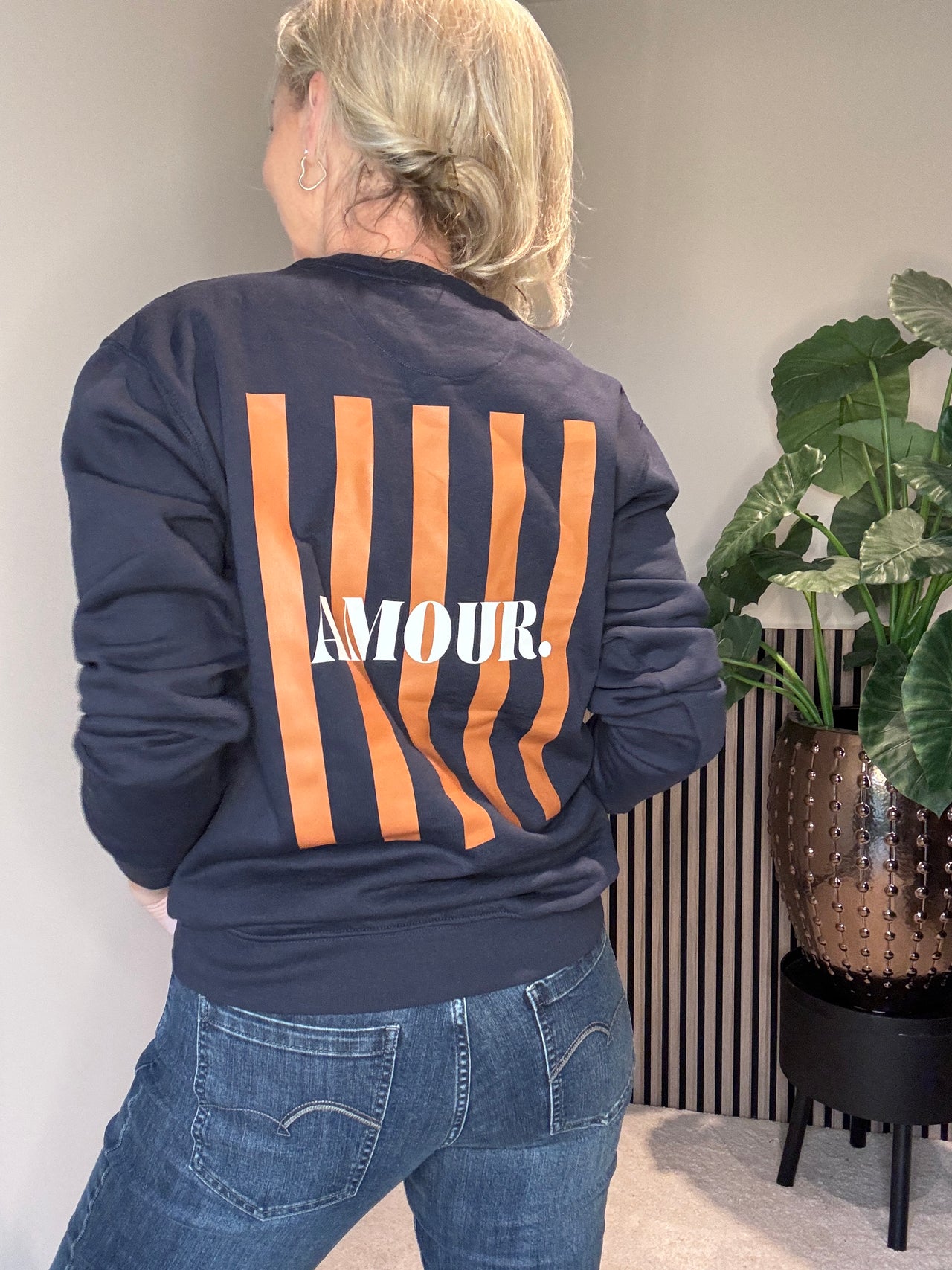Sweater Amour donkerblauw
